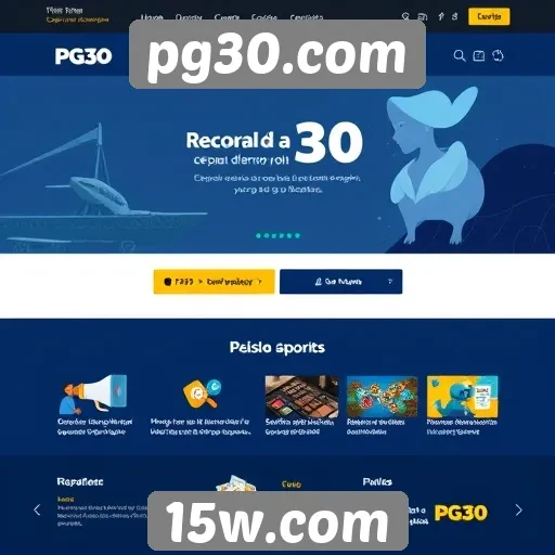 Interface do pg30.com promete melhorar experiência de usuário