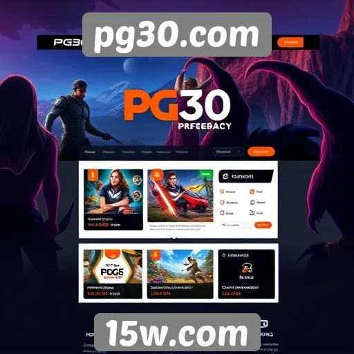 Análise da interface do usuário do pg30.com